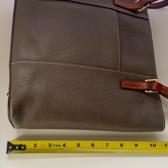 Dooney and Bourke Pebble Grain Lexington Taupe Tote Bag - Picture 6 of 15